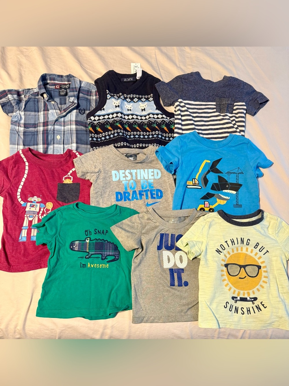 Mixed Boys T-Shirt & Top Set - Multi Color Collection